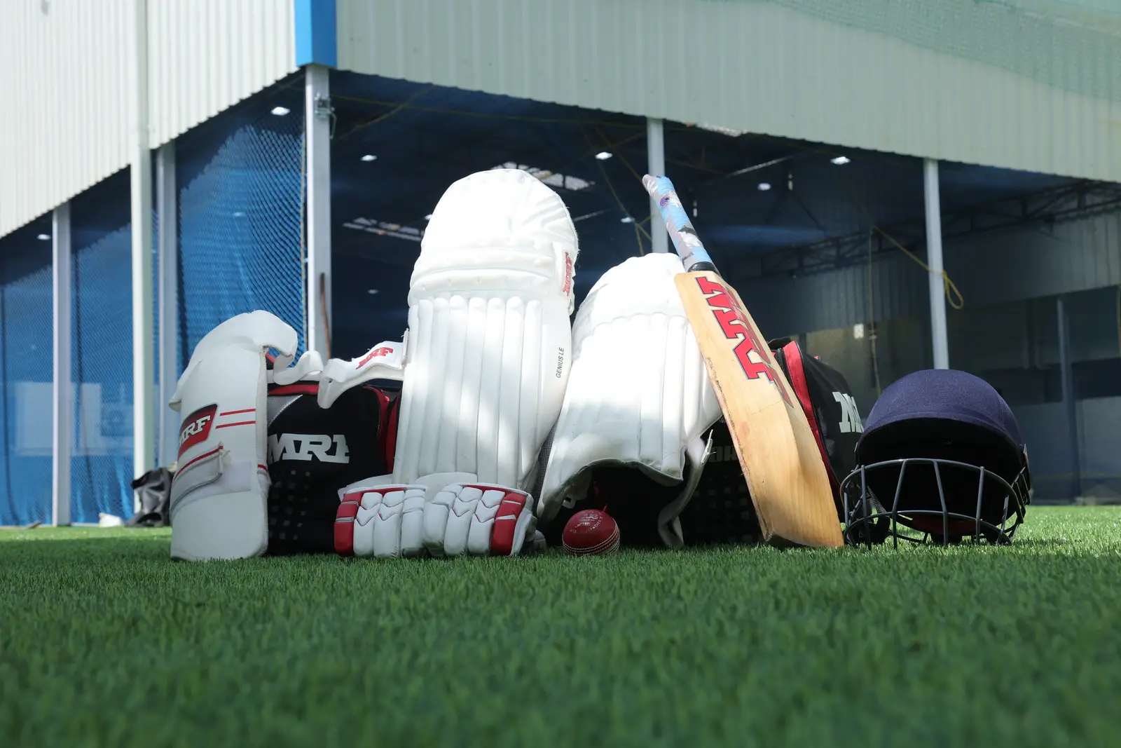 The Elite Cricket Academy turf-net facility in Chennai